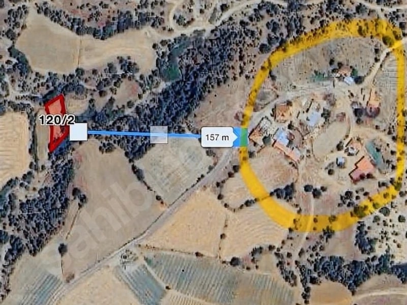 Uşak Eşme Dervişli Köyü’nde 645 m² Tek Tapu Tarla — fotoğraf 1