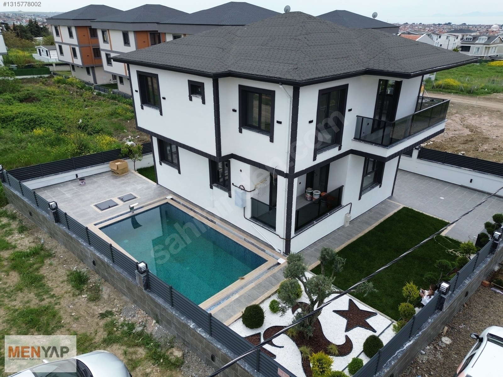 Yeniçiftlik Merkezde 316 m² Arsa İçinde Havuzlu 4+1 Dubleks Villa — fotoğraf 1