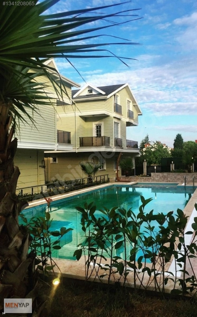Dereağzı’nda Menyap Palmiye 1 Sitesi’nde Havuzlu 4+1 Villa — fotoğraf 1