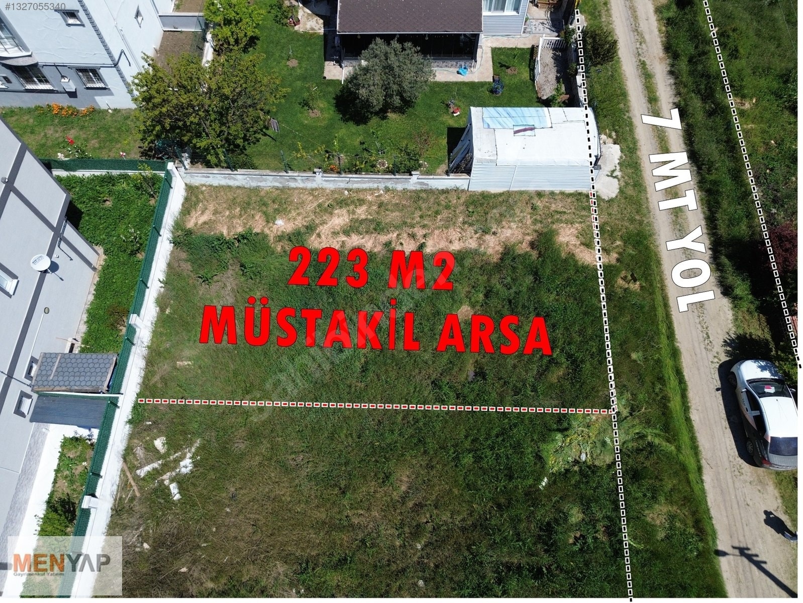Yeniçiftlik’te Denize 150 Metre, 203 m² Villa İmarlı Arsa — fotoğraf 2