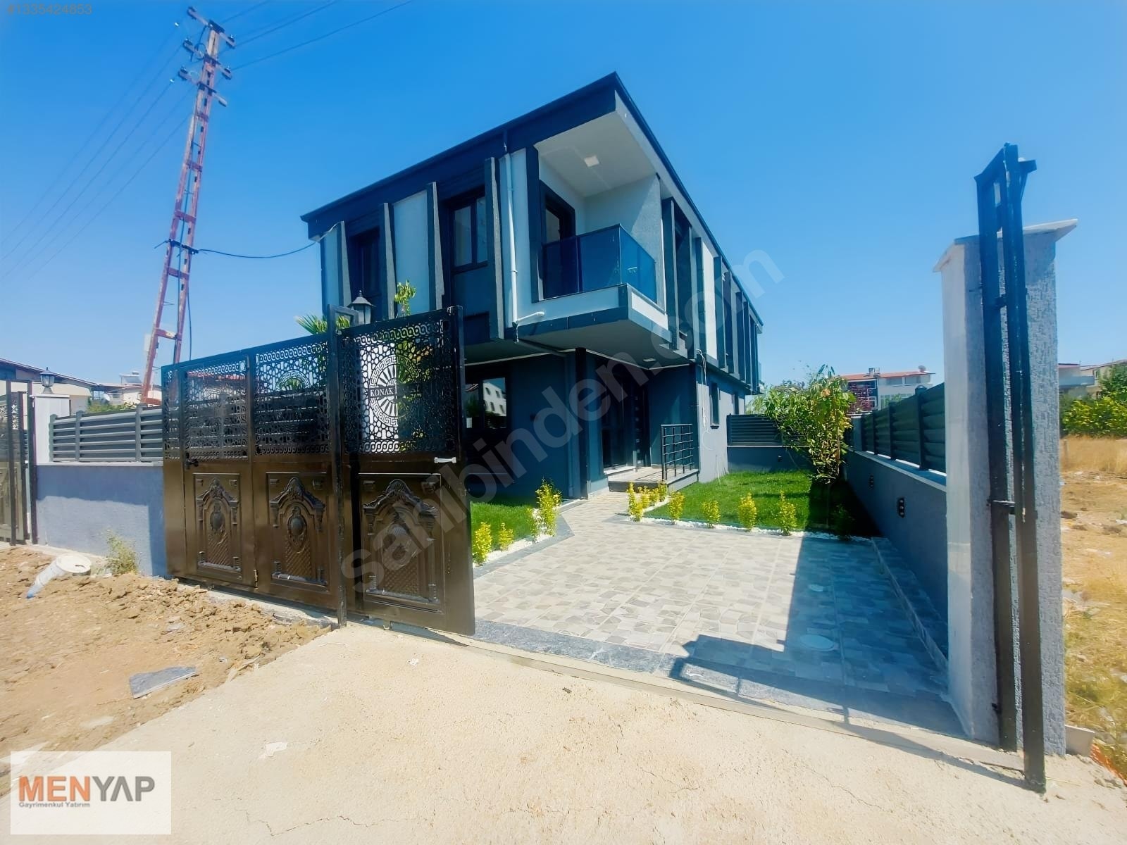 Yeniçiftlik’te Denize 450 Metre, Bahçeli 3+1 Dubleks Villa — fotoğraf 2