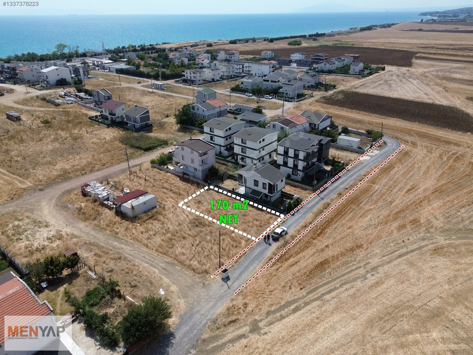 Çeşmeli’de Denize 500 Metre, 170 m² Villa İmarlı Arsa — fotoğraf 2