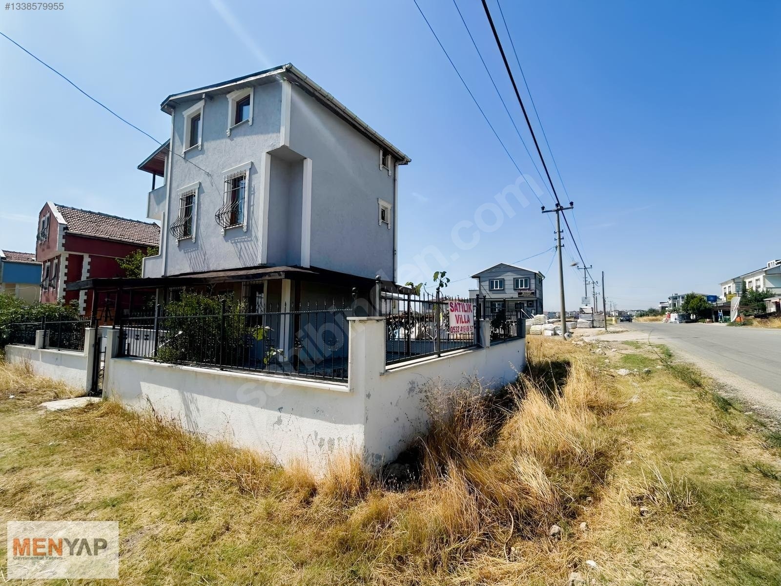 Yeniçiftlik’te Cadde Cepheli, Geniş Bahçeli 4+1 Tripleks Villa — fotoğraf 2