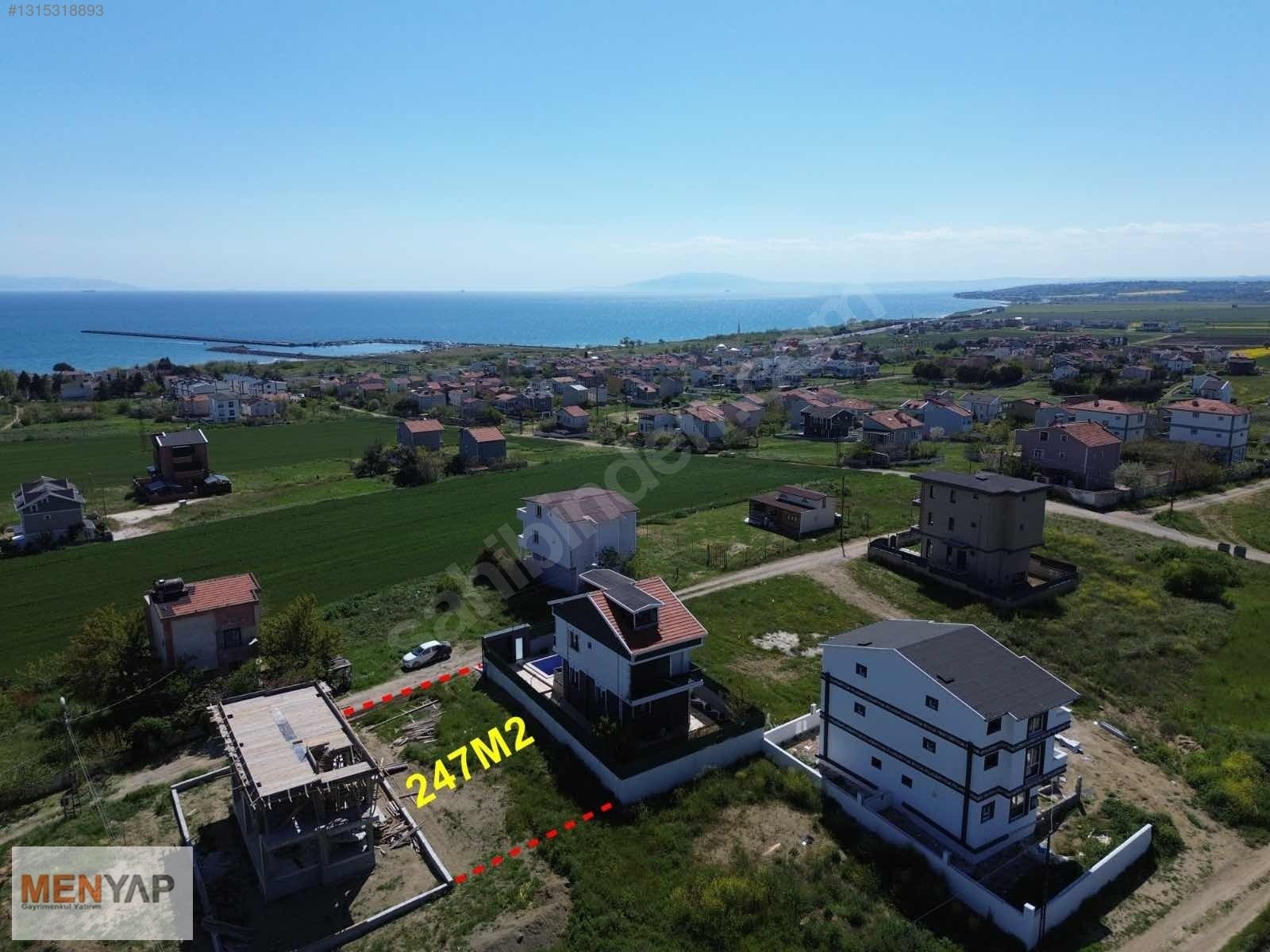 Çeşmeli’de Deniz Manzaralı 247 m² Villa İmarlı Müstakil Arsa — fotoğraf 3