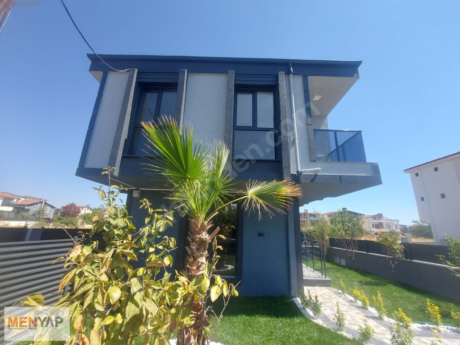 Yeniçiftlik’te Denize 450 Metre, Bahçeli 3+1 Dubleks Villa — fotoğraf 3