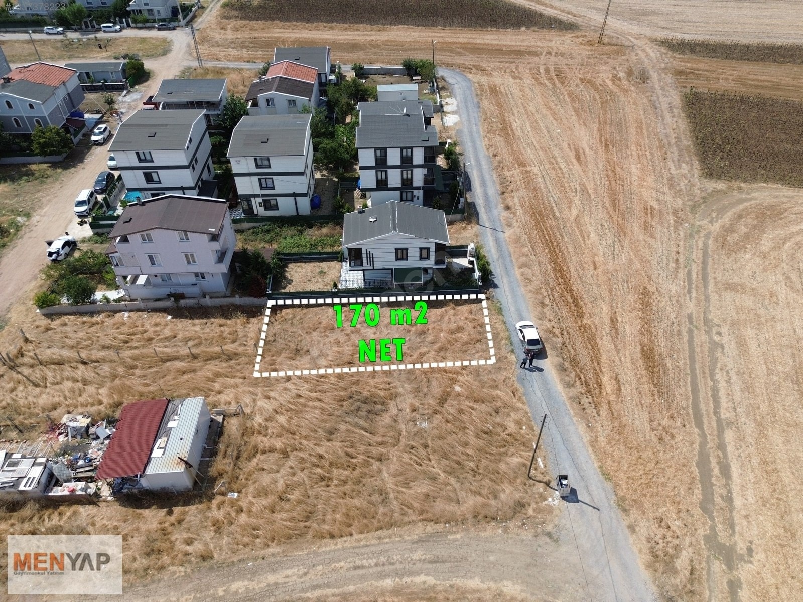 Çeşmeli’de Denize 500 Metre, 170 m² Villa İmarlı Arsa — fotoğraf 3