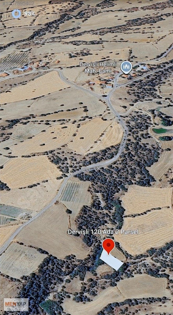 Uşak Eşme Dervişli Köyü’nde 645 m² Tek Tapu Tarla — fotoğraf 5