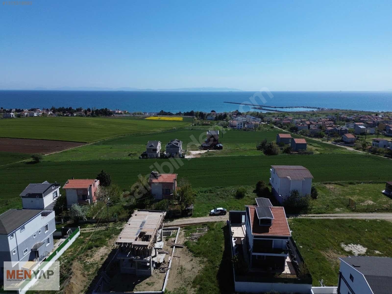 Çeşmeli’de Deniz Manzaralı 247 m² Villa İmarlı Müstakil Arsa — fotoğraf 7