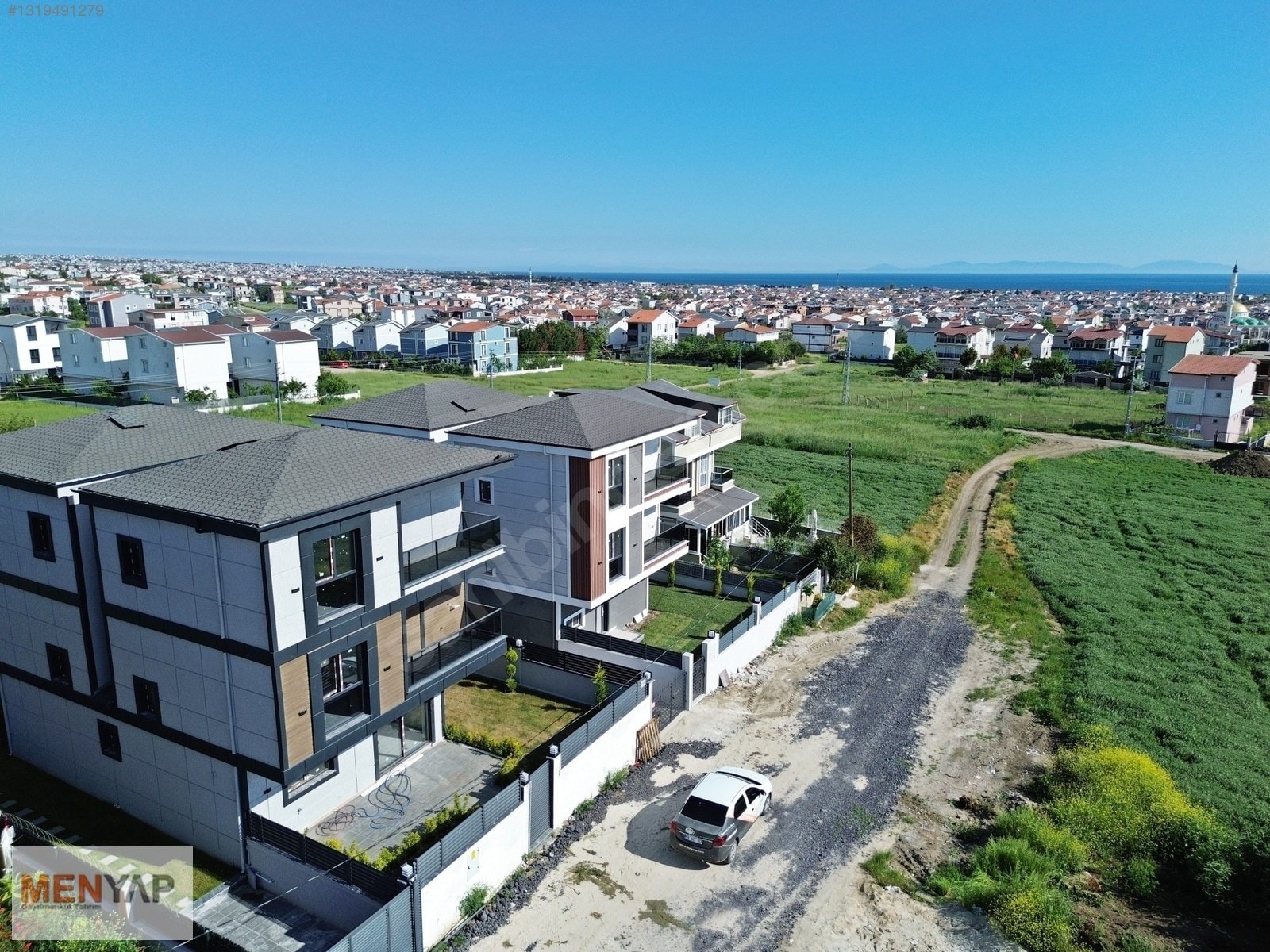 Yeniçiftlik’te Deniz Manzaralı, Müstakil Girişli 4+1 Tripleks Villa — fotoğraf 30