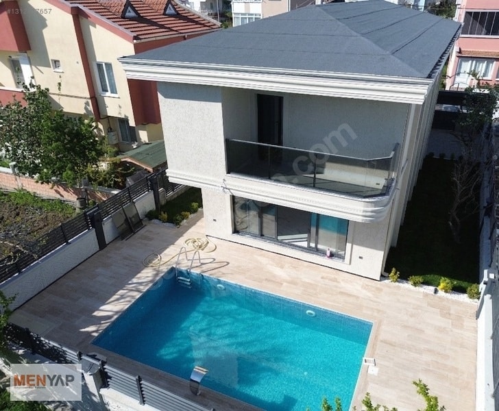Yeniçiftlik Merkezde Havuzlu, Müstakil 4+1 Dubleks Villa — fotoğraf 31