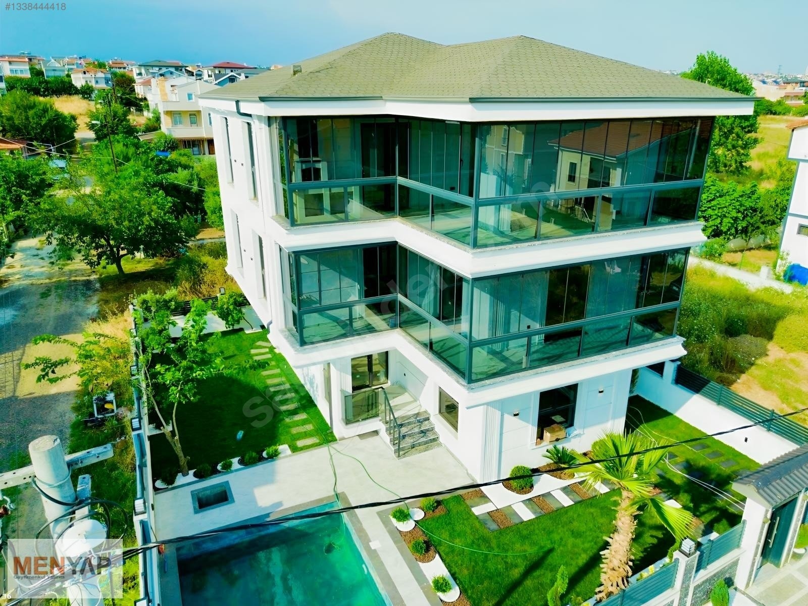 Yeniçiftlik Merkezde Denize Yürüme Mesafesinde Havuzlu 5+1 Villa — fotoğraf 42